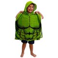 Incredible Hulk Incredible Hulk 808089 Marvel Incredible Hulk Youth Hooded Poncho Towel 808089